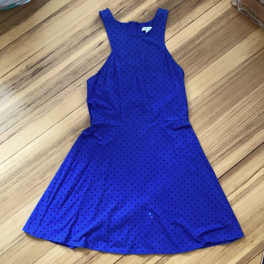 AEO Blue Dot Dress